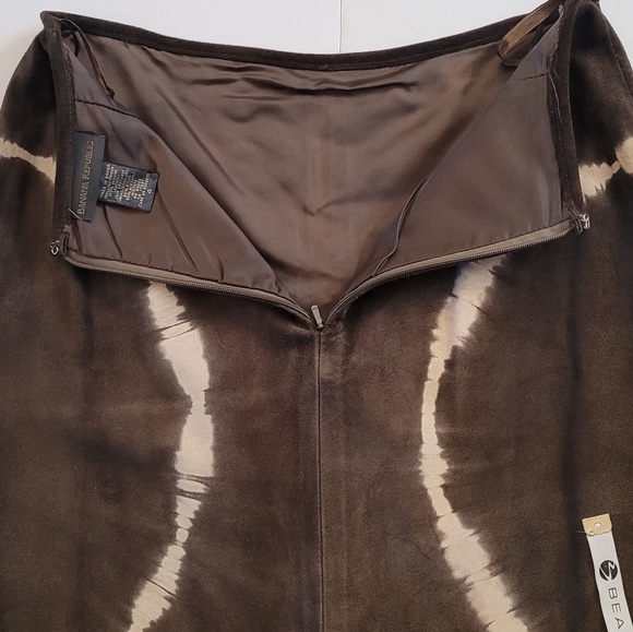 NWOT BananaRepublic leather skirt - Picture 3 of 10